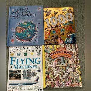 Set of 4 STEM kids INVENTIiON How Too books. Great set for elementary kids!